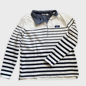 L.L. Bean Soft Cotton Rugby Henley Large